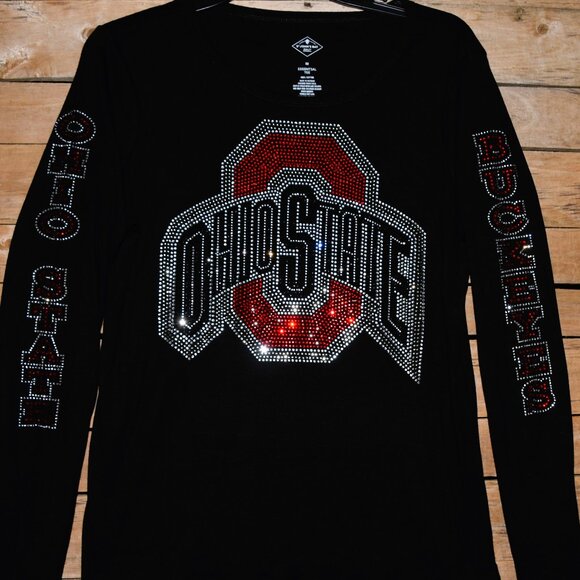 Ohio State Long Sleeve Shirt Ohio State Buckeyes on Sleeve XS S M L XL XXL … - Picture 8 of 9